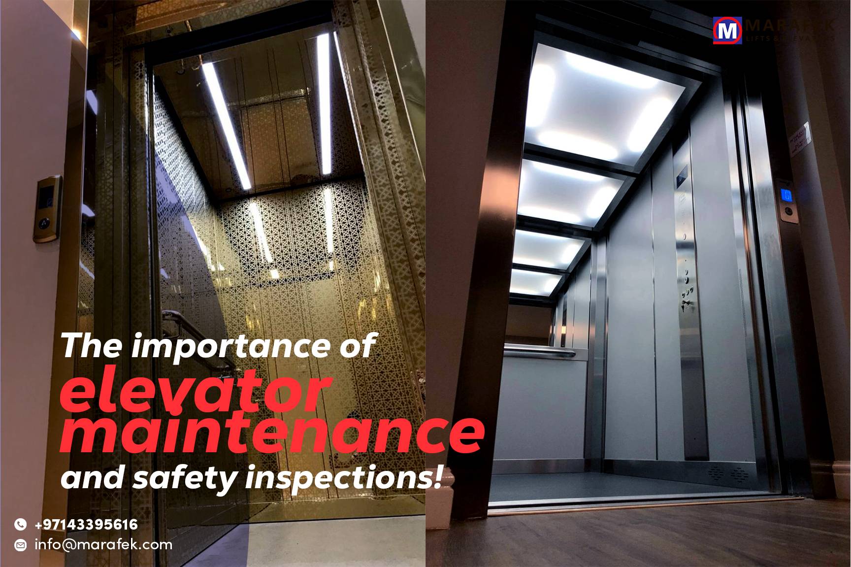 The importance of elevator maintenance and safety inspections! Marafek Lifts and Elevators